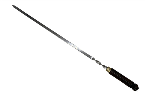 19.5"x0.5" SKEWER-BROWN HANDLE