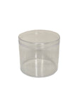 5OZ CLEAR CONTAINER W/LID-2.75"x2.75