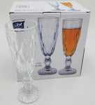 6 PC FOOTED CHAMPAGNE GLASS