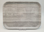 16"x11.75"TRAY-GRAY DESIGN-MEDIUM