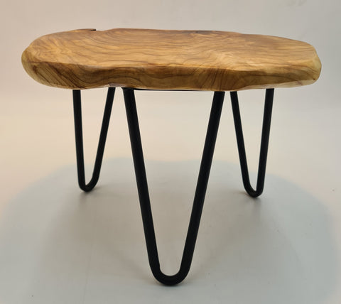 14"WOODEN STAND-IRREGULAR SHAPE