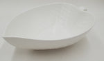 13.5" PORCELAIN LEAF BOWL