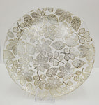 14.5" GLASS PLATE GOLD DESIGN