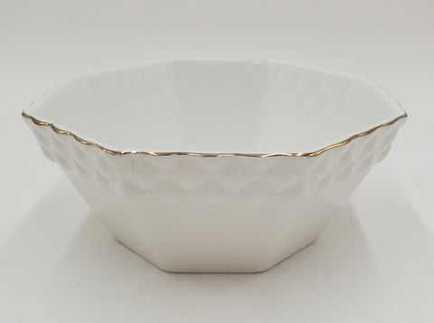 5.75"x2.75" BOWL W/GOLD RIM