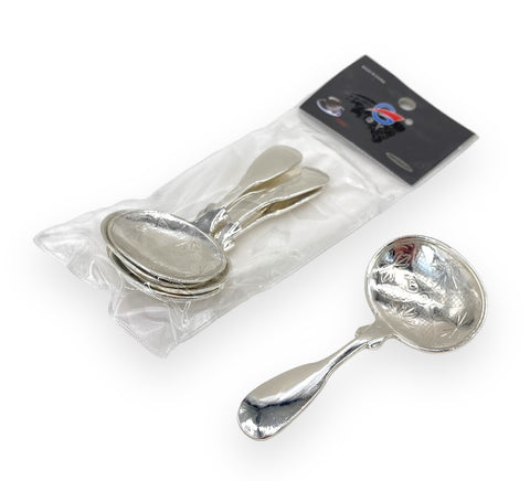 6 PC NUT SPOON-SILVER