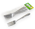 6PC FRUIT FORK-SILVER