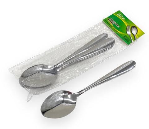 6PC TEA SPOON-SILVER