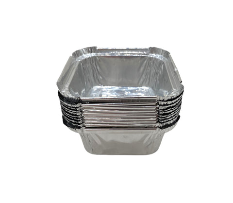 3"x1.25" FOIL PAN-10 CT- SQUARE