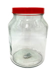 3L GLASS JAR W/LID