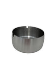 4.5"x2.25" S/S ASHTRAY-ROUND - SILVER