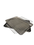 17.25"x12.25" 2 PC BAKING SHEET W/RACK