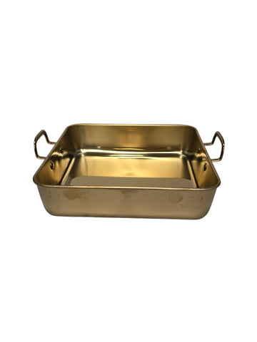 8.25"x2"BAKING PAN-SQUARE-GOLD