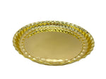 13.75"x2" ROUND TRAY-GOLD