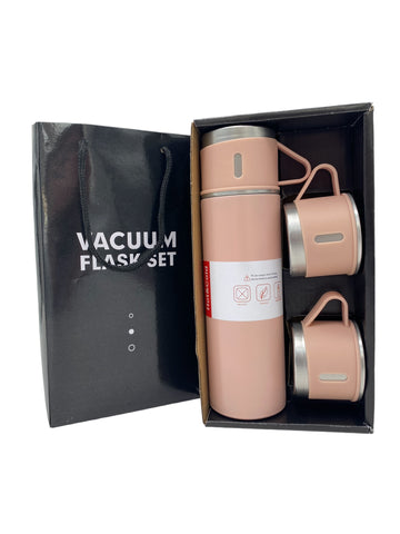 VACUUM FLASK W/CUPS