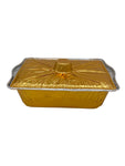 13"x8.5"x4"FOIL PAN W/LID-GOLD