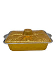 11.75"x7.5"x3" FOIL PAN W/LID-GOLD