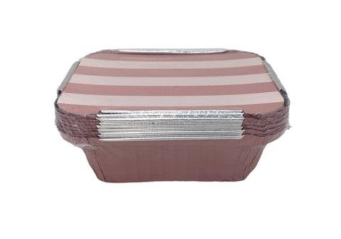 5.5x4.5x2"FOIL PAN W/LID-10CT