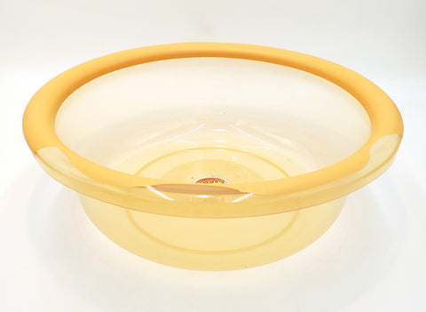 16"x7" PLASTIC BASIN-CLEAR