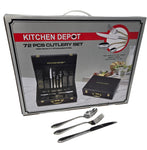 72 PC CUTLERY SET-SILVER