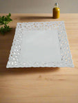 8.25" PLATTER-WHITE-SQUARE