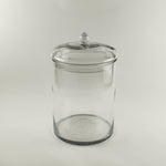 10" x7.75" GLASS JAR W/LID