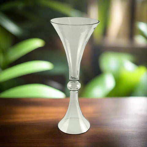 23.75" TRUMPET GLASS VASE