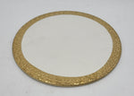 10" PLATTER W/GOLD DESIGN-ROUND - 24/CS