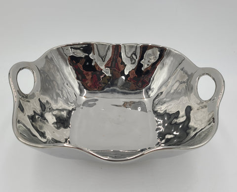 11.5"x10" BOWL -SILVER - 16/CS